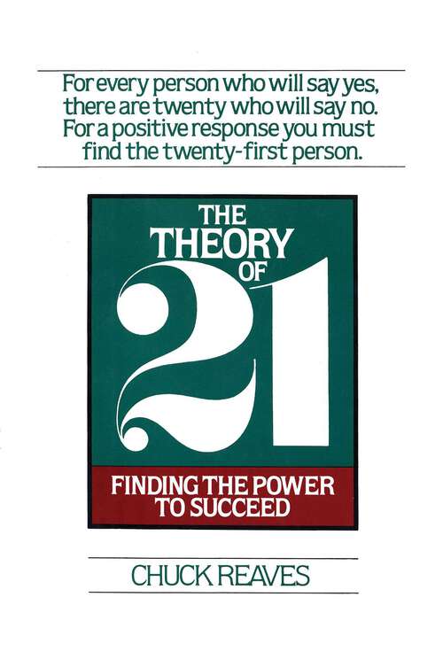 Book cover of The Theory of Twenty One