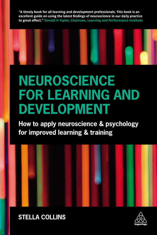 Book cover of Neuroscience for Learning and Development
