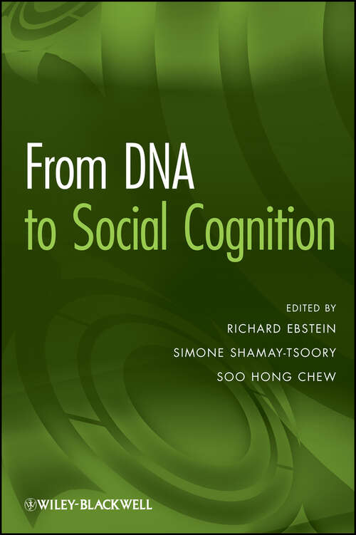 Book cover of From DNA to Social Cognition