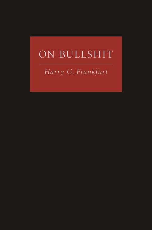 Book cover of On Bullshit