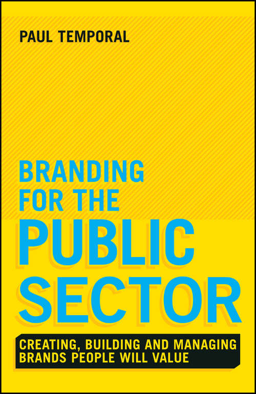 Book cover of Branding for the Public Sector