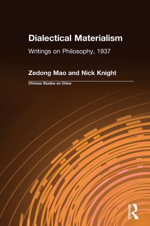 Dialectical Materialism: Writings on Philosophy, 1937