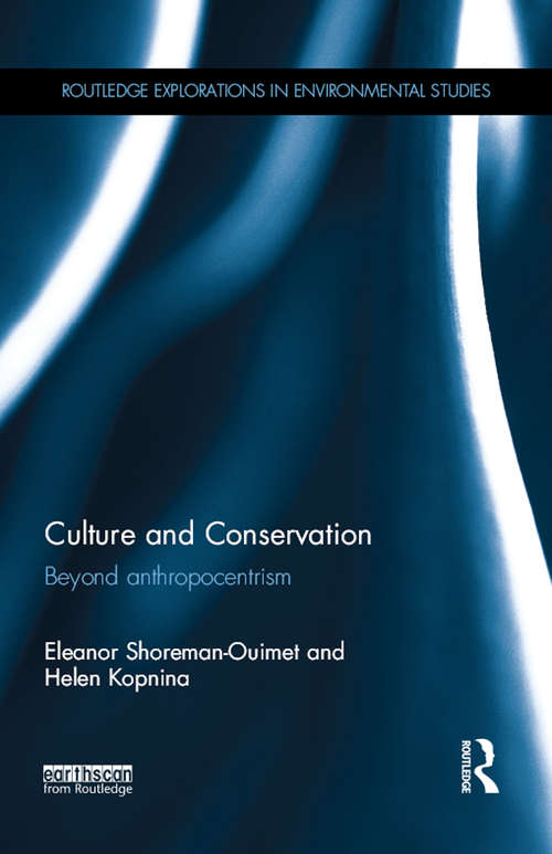 Book cover of Culture and Conservation