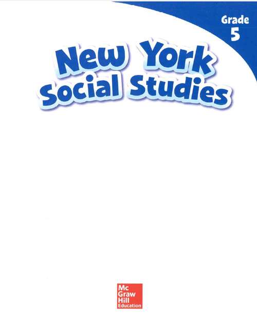Book cover of New York Social Studies, Grade 5