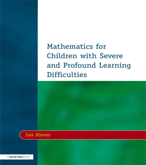 Book cover of Mathematics for Children with Severe and Profound Learning Difficulties