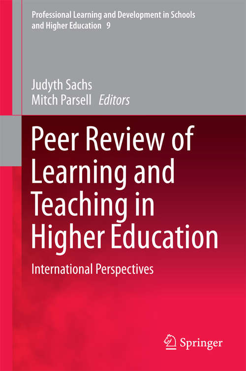 Book cover of Peer Review of Learning and Teaching in Higher Education