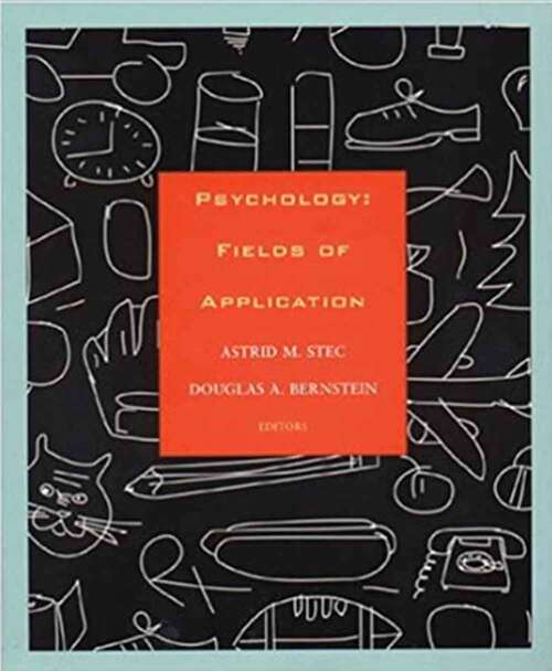 Book cover of Psychology: Fields of Application