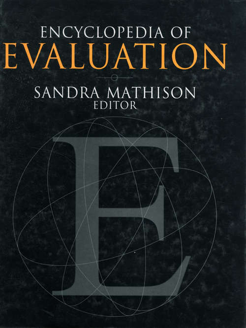 Book cover of Encyclopedia of Evaluation