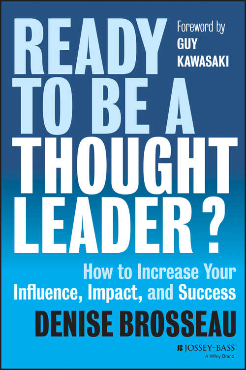 Book cover of Ready to Be a Thought Leader