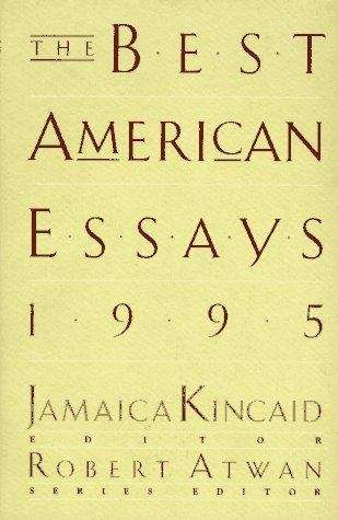 Book cover of The Best American Essays 1995