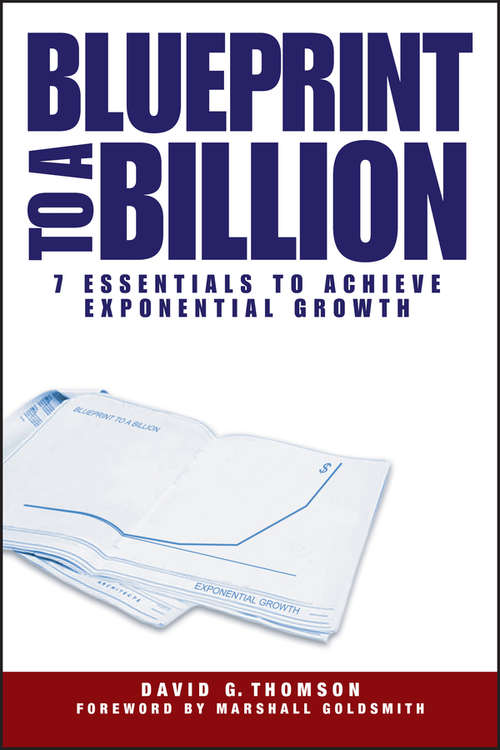 Book cover of Blueprint to a Billion
