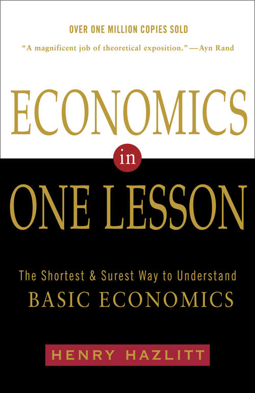 Book cover of Economics in One Lesson