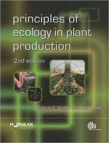 Book cover of Principles of Ecology in Plant Production