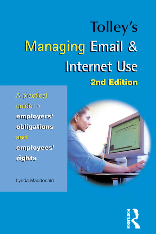 Book cover of Tolley's Managing Email & Internet Use (2)