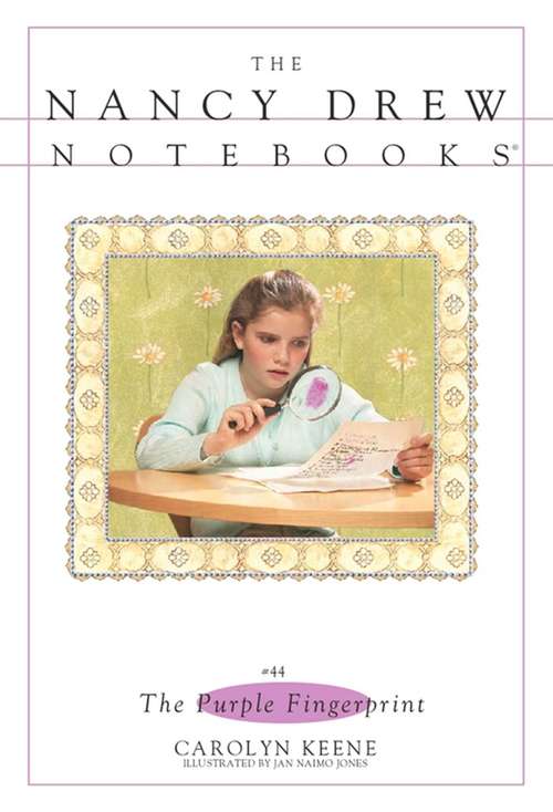 Book cover of The Purple Fingerprint (The Nancy Drew Notebooks #44)