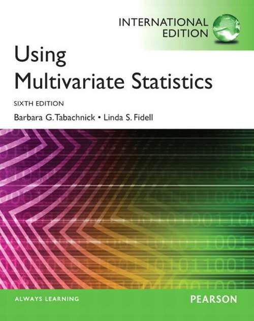 Using Multivariate Statistics Sixth Edition