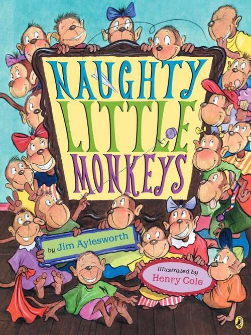 Book cover of Naughty Little Monkeys