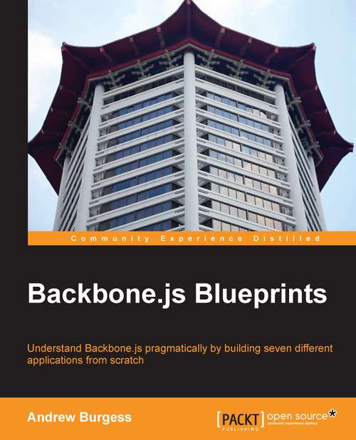 Book cover of Backbone.js Blueprints