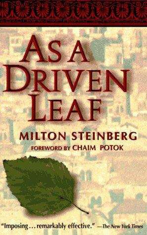 Book cover of As a Driven Leaf