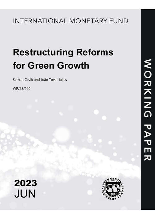 Book cover of Restructuring Reforms for Green Growth
