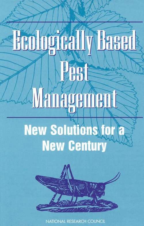 Book cover of Ecologically Based Pest Management: New Solutions for a New Century