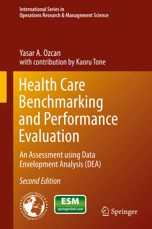 Book cover of Health Care Benchmarking and Performance Evaluation