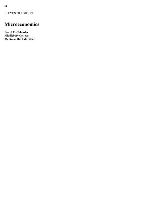 Microeconomics