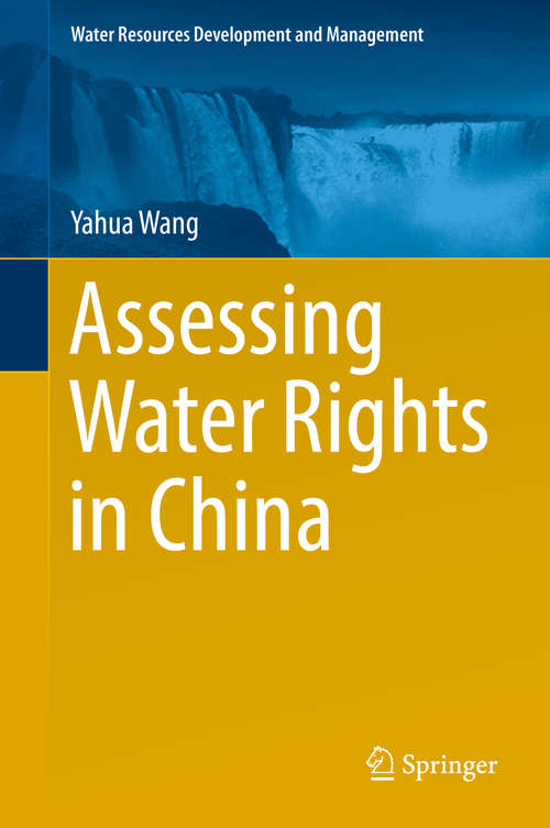 Book cover of Assessing Water Rights in China