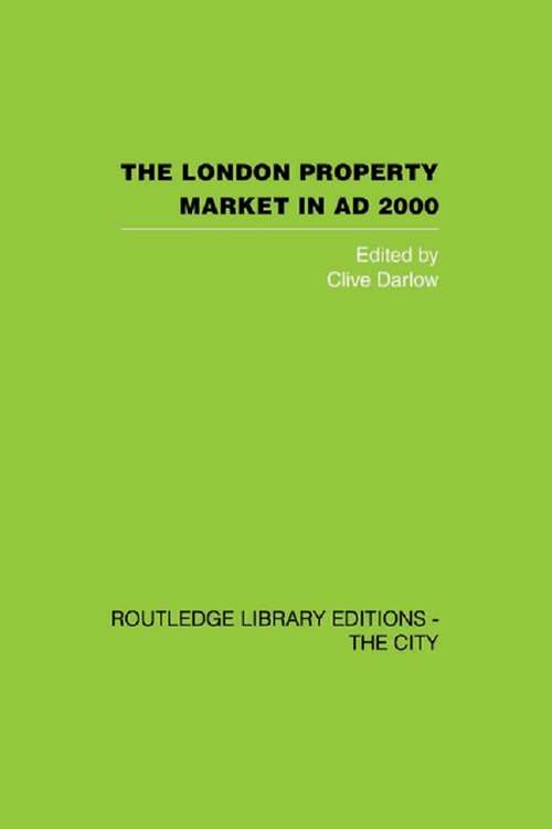 Book cover of The London Property Market in AD 2000