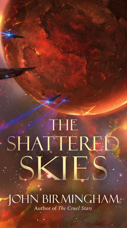 Book cover of The Shattered Skies (The Cruel Stars Trilogy #2)
