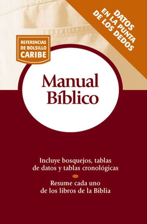 Book cover of Manual bíblico: Serie Referencias de bolsillo