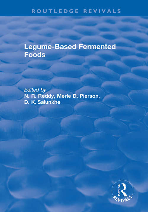 Book cover of Legume Based Fermented Foods
