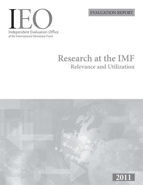 Book cover of Research at the IMF: Relevance and Utilization