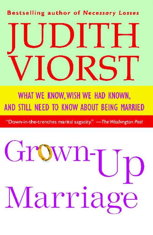 Book cover of Grown-Up Marriage