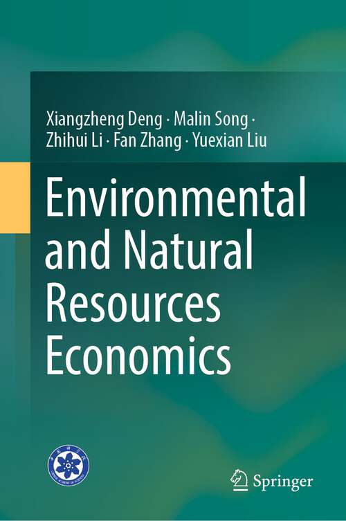 Book cover of Environmental and Natural Resources Economics (2024)
