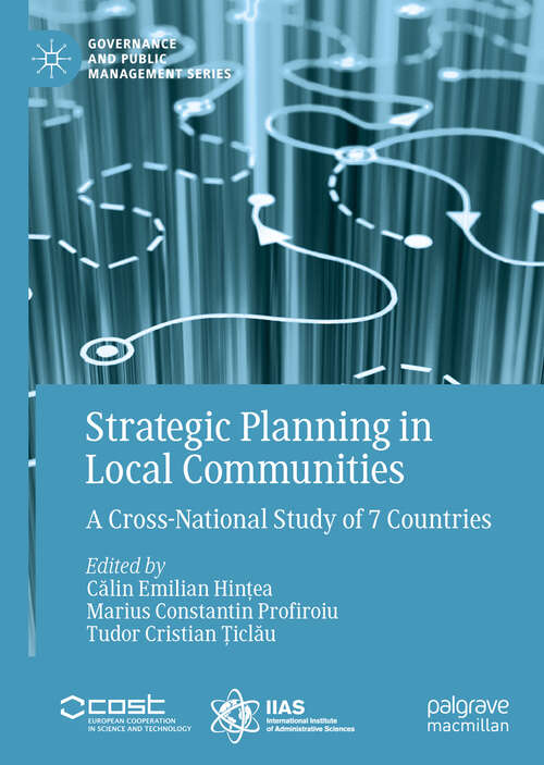 Book cover of Strategic Planning in Local Communities: A Cross-national Study Of 7 Countries (Governance And Public Management Series)