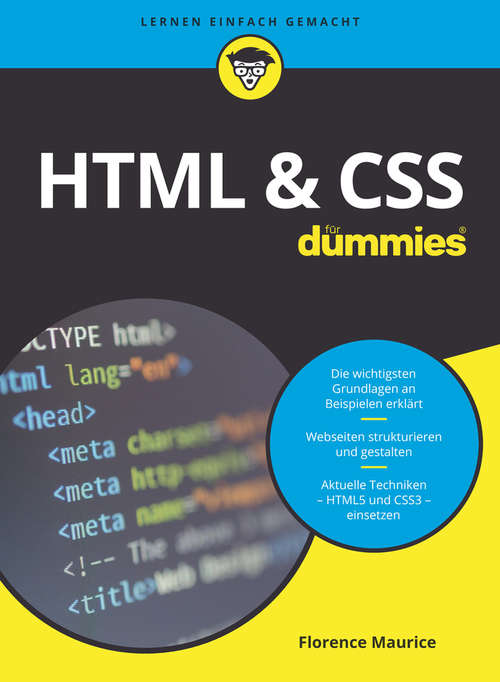 Book cover of HTML und CSS für Dummies (Für Dummies)
