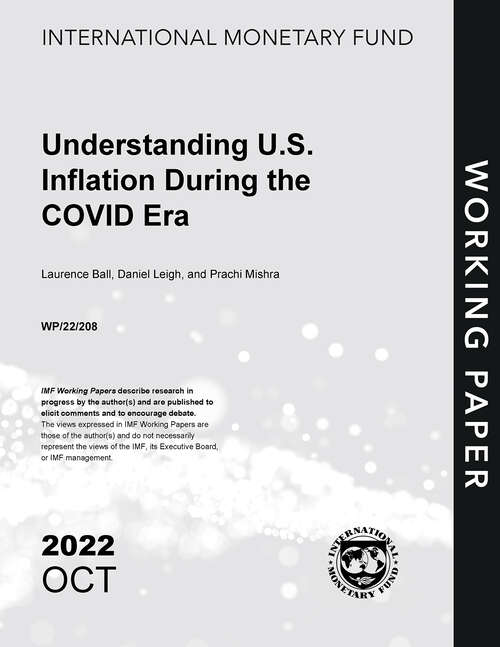 Book cover of Understanding U.S. Inflation During the COVID Era (Imf Working Papers)
