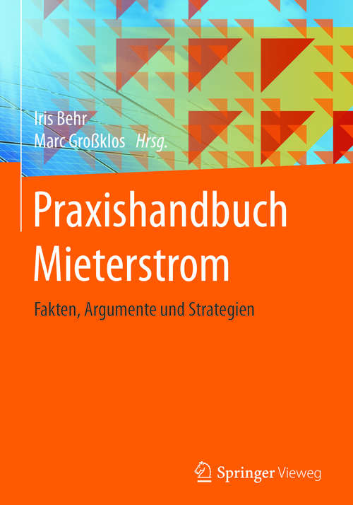 Book cover of Praxishandbuch Mieterstrom