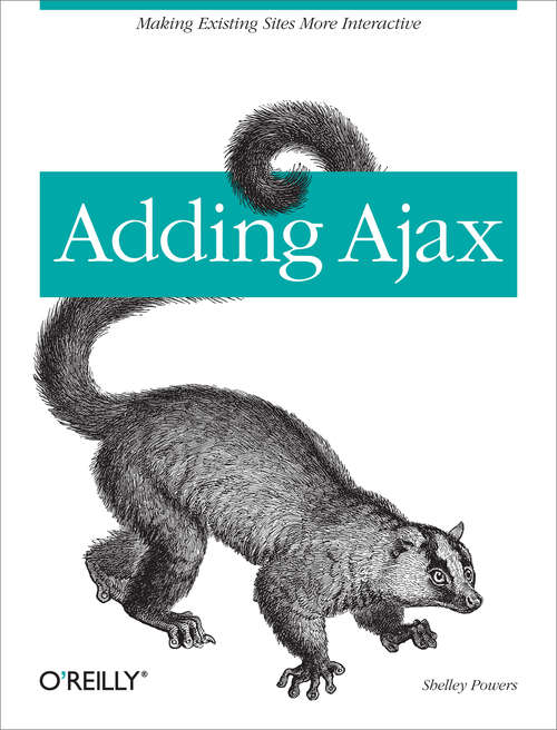 Book cover of Adding Ajax