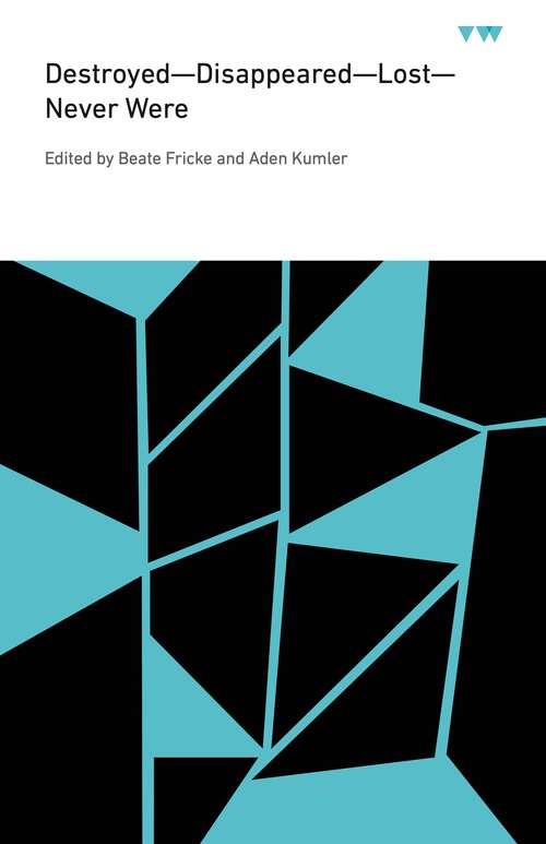 Book cover of Destroyed—Disappeared—Lost—Never Were (ICMA Books | Viewpoints)