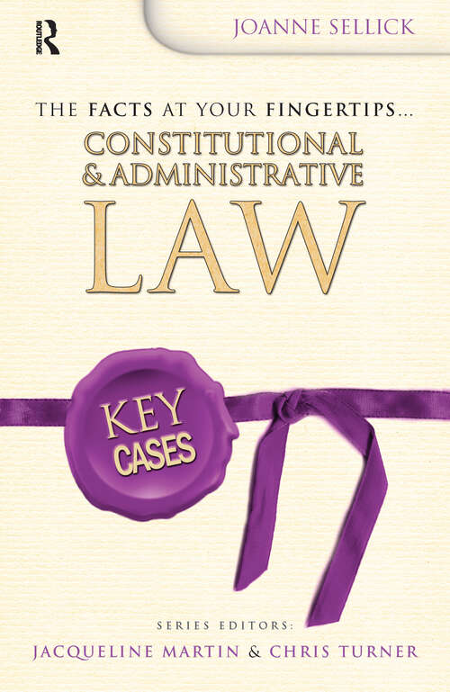 Key Cases: Constitutional and Administrative Law (Key Cases)