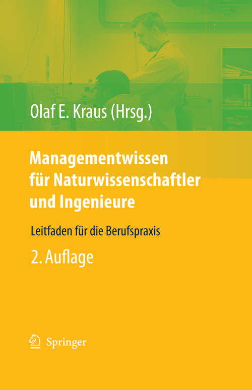 Book cover of Managementwissen für Naturwissenschaftler und Ingenieure