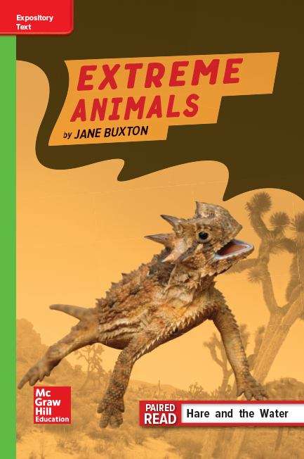 Book cover of Extreme Animals [Beyond Level, Grade 4]