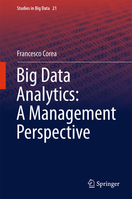 Book cover of Big Data Analytics: A Management Perspective