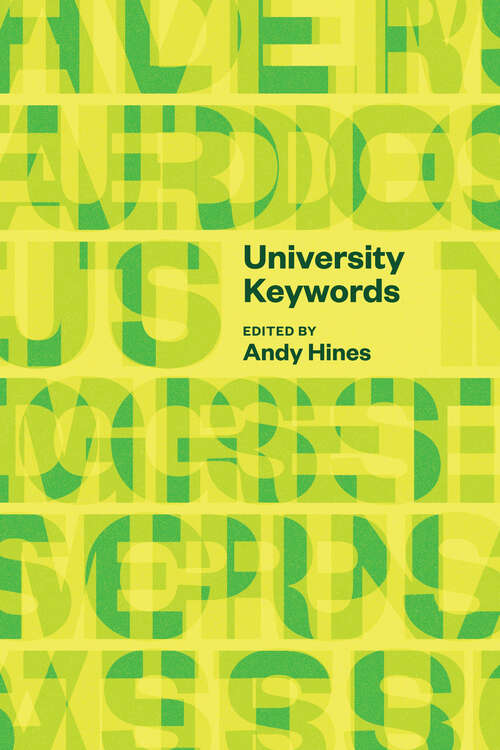 Book cover of University Keywords