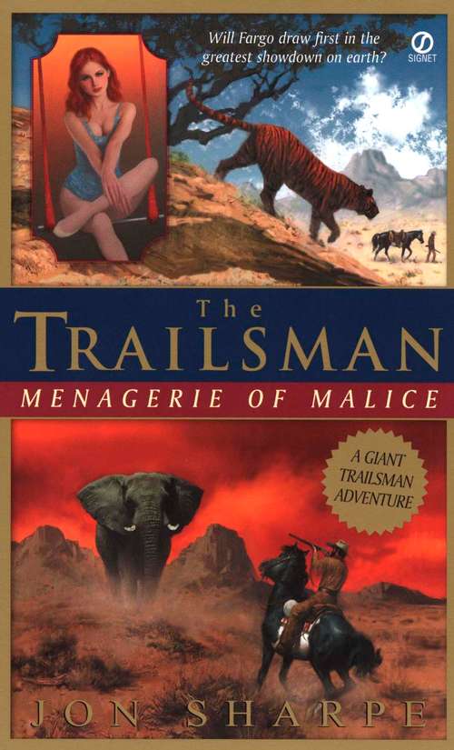 Book cover of Menagerie of Malice (Trailsman Giant)