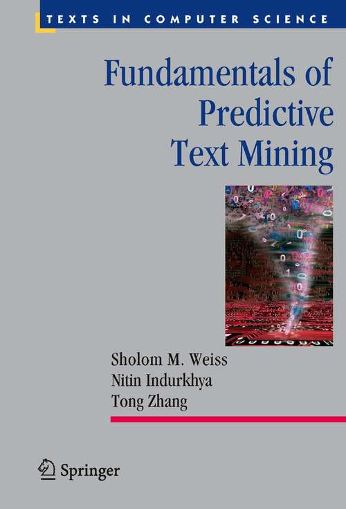 Book cover of Fundamentals of Predictive Text Mining