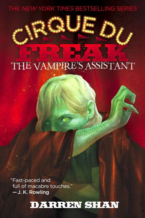 Book cover of The Vampire's Assistant (Cirque du Freak: The Saga of Darren Shan #2)