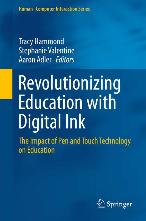 Book cover of Revolutionizing Education with Digital Ink